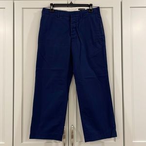 Navy Blue Cropped Club Monaco Chinos